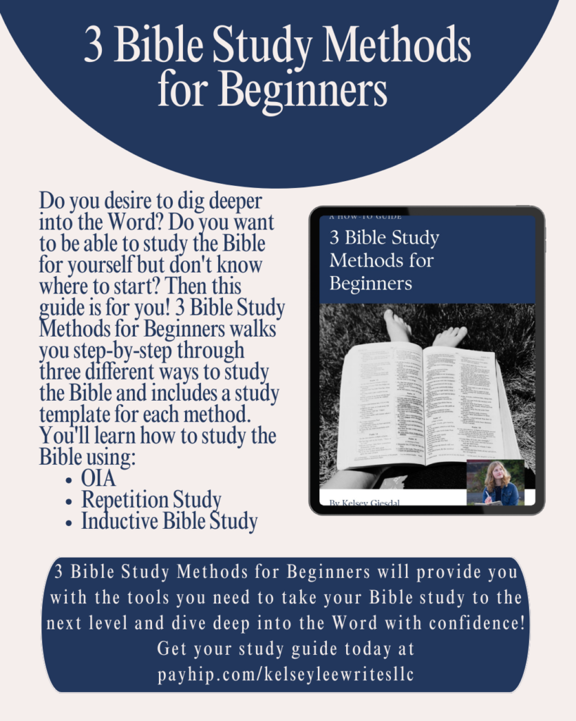 3 Bible Study Methods for Beginners 